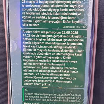 İstemediğim Eğitime Kaydımın Silinmesi Ve İletişimsizlik Sorunu