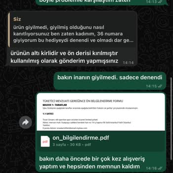 Kusurlu Ve Etiketsiz Ayakkabı İçin Değişim Yapılmadı, Mağdur Edildim