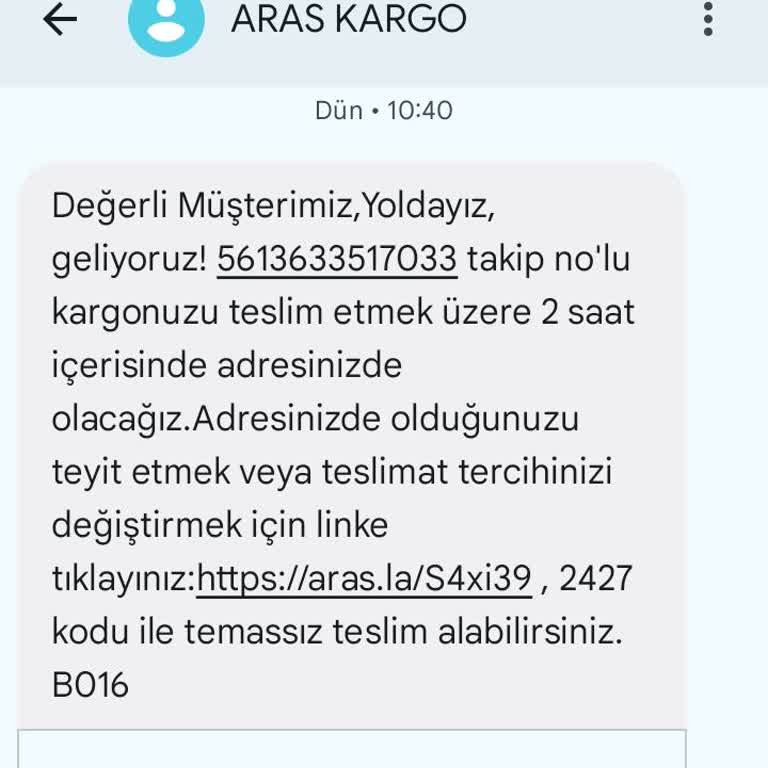 Evde Olduğum Halde Kargo Teslim Edilmedi Ve Yanlış Bilgilendirme Yapıldı