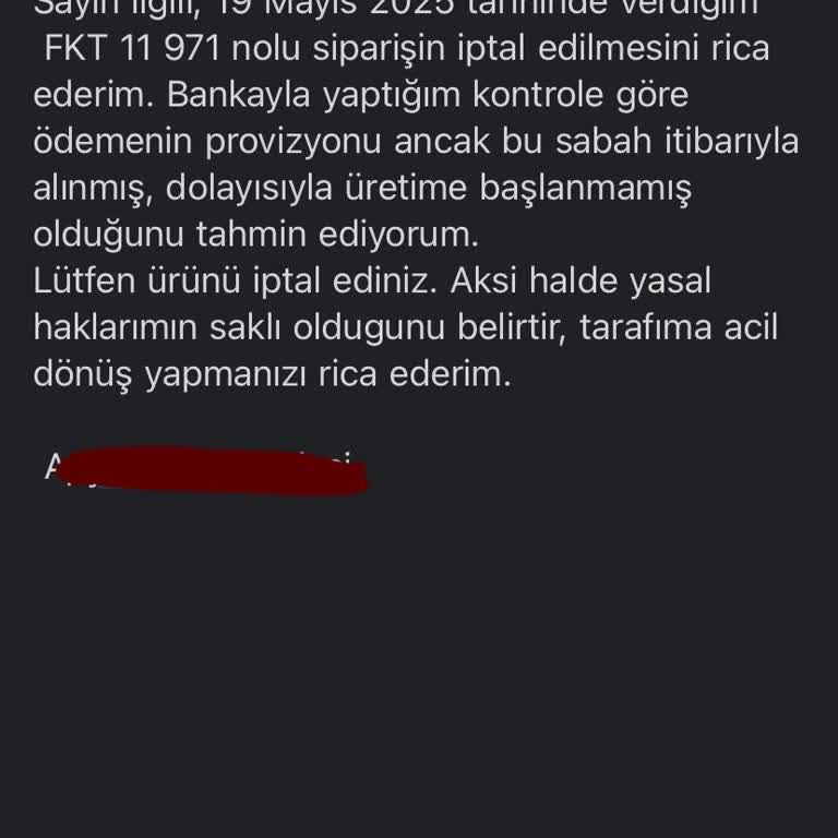 İptal Ve İade Taleplerine Dönüş Yapılmıyor, Müşteri Hizmetlerine Ulaşılamıyor