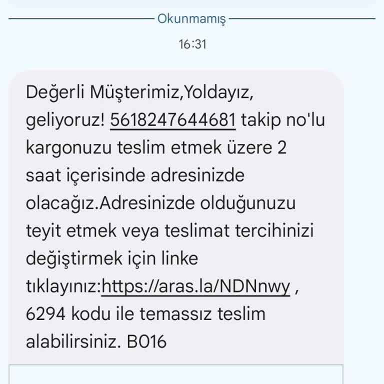 Kargo Teslimat Kodu Sorunu ve Şube İlgisizliği