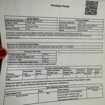 Uzun Süreli İtiraz Sonucu Hakkım Olan Muayene Ücretinin İadesi Yapılmadı