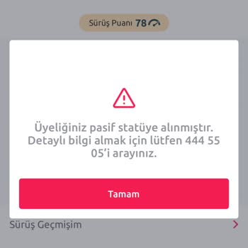 Haksız Ceza Ve Bilgilendirme Eksikliği Nedeniyle Üyeliğim Pasife Alındı