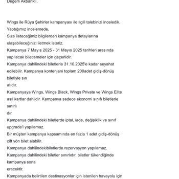 Akbank Wings Kart Kampanyasında 4 Kat Değerli Miller Vaat Edildi Ama Kullanılmıyor
