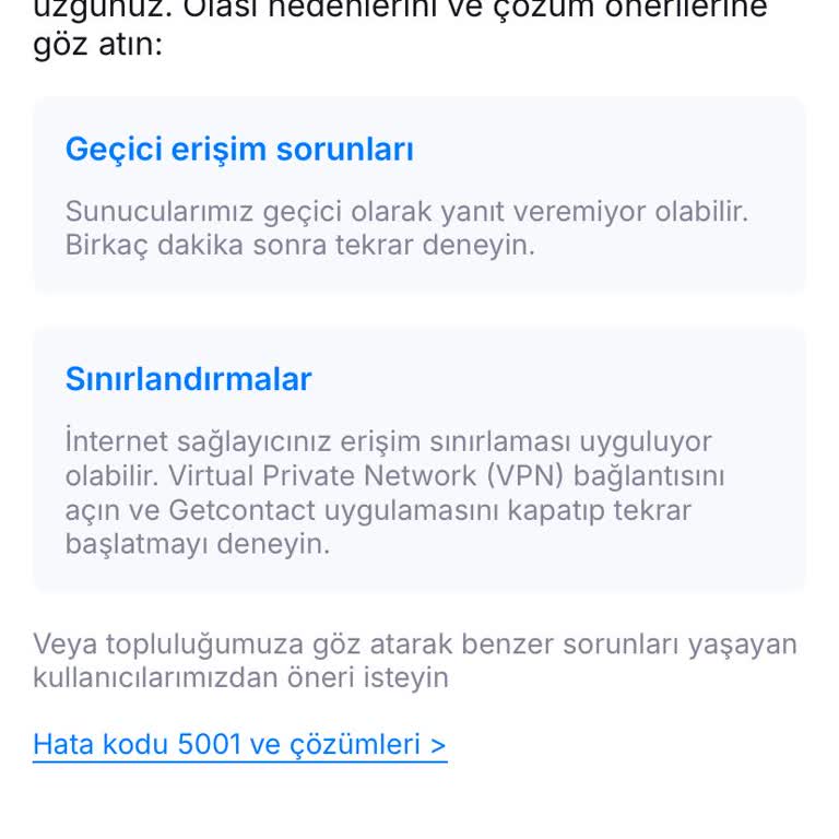 Getcontact Uygulamasına Giriş Yapılamıyor, Aboneliğe Rağmen Sorun Devam Ediyor
