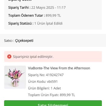 Doğum Günü Siparişim Zamanında Teslim Edilmedi, Büyük Mağduriyet Yaşadım