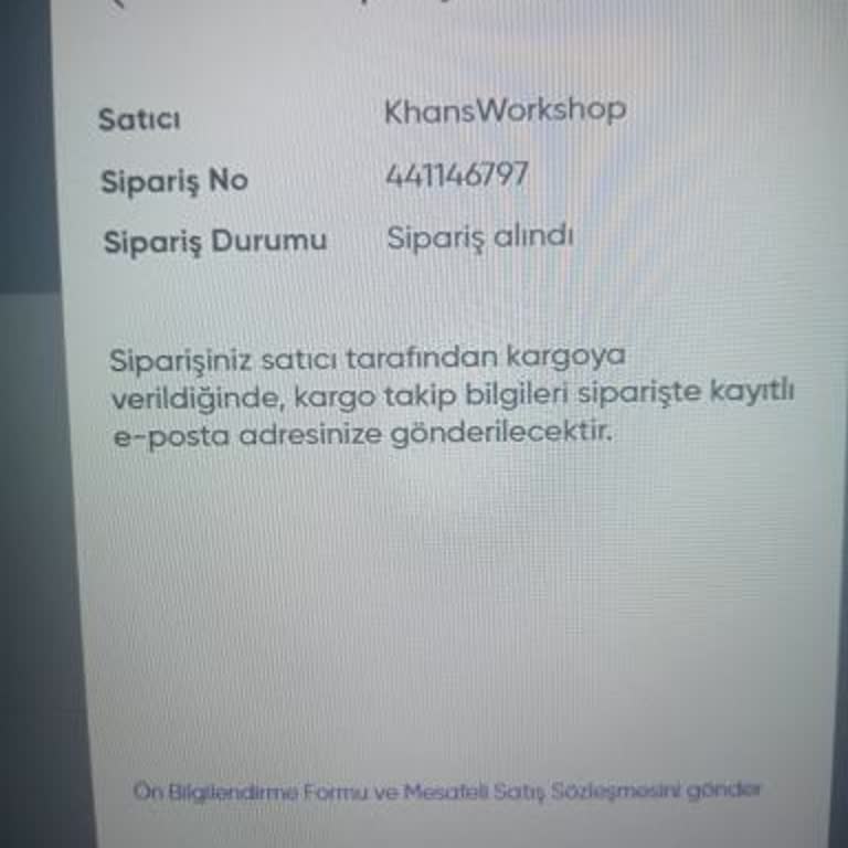 12 Gündür Kargoya Verilmeyen Siparişe Çözüm Bekliyorum