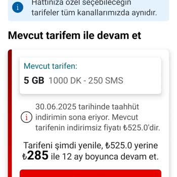 Vodafone Taahhüt Bitimi Sonrası Fahiş Zam Şoku