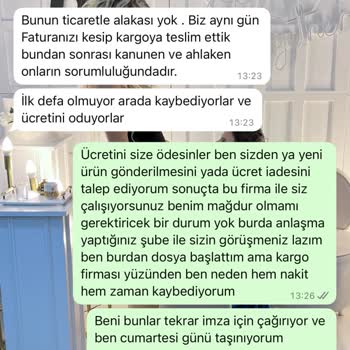 Ürünüm Kayboldu Ücret İadesi Yapılmıyor Mağaza Sorumluluk Almıyor