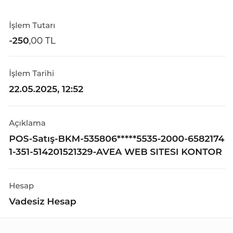 Bimcell'de Lira Yükleme Sorunu Ve Yetersiz Destek