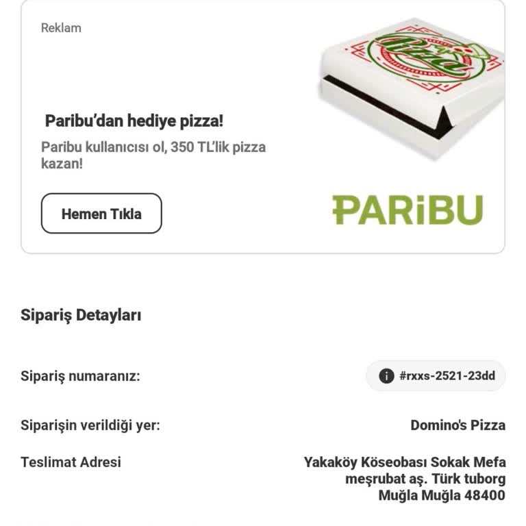 Siparişim Teslim Edilmeden Teslim Edildi Olarak Gösterildi