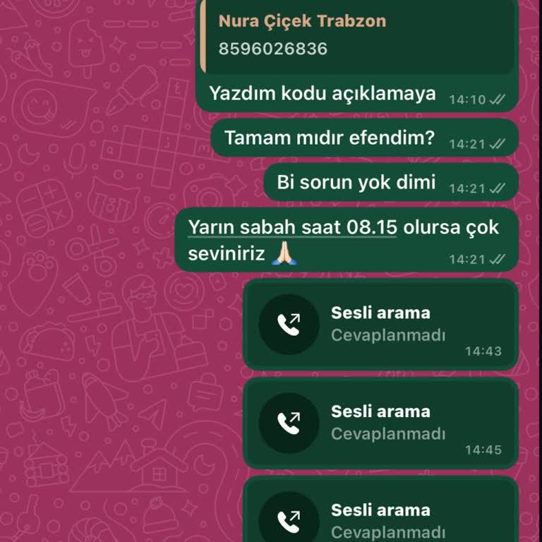 Çiçek Siparişi Sonrası Ödeme Alındı Dönüş Yapılmadı