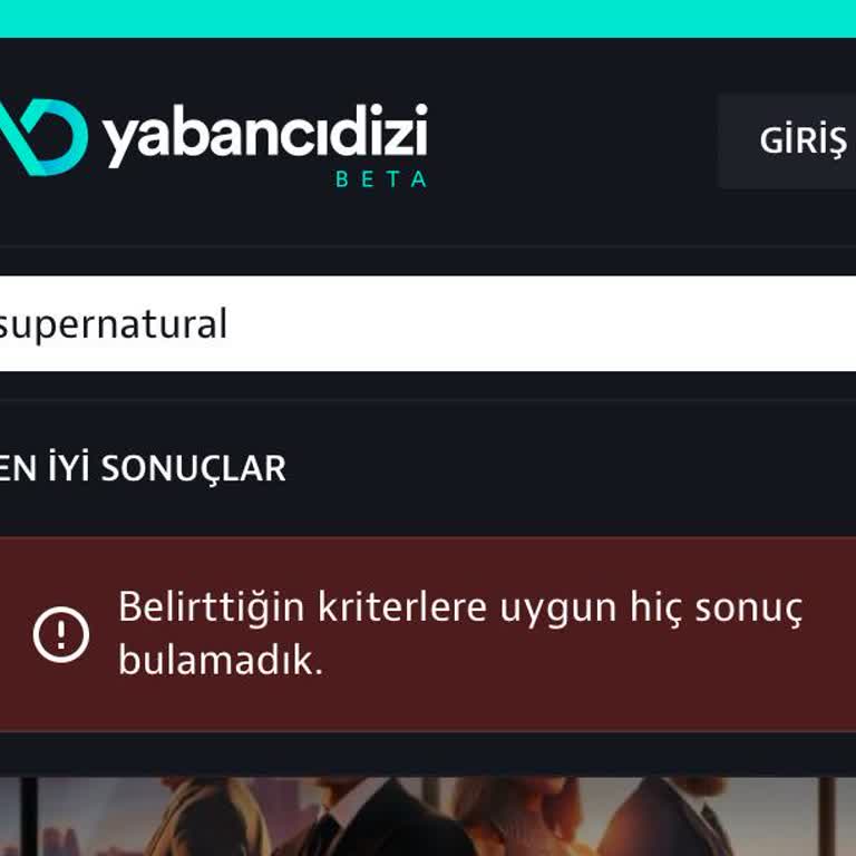 Yabancıdizi (yabancidizi.pro) Supernaturel Dizisinin Kaldırılması İzleme Düzenimi Bozdu