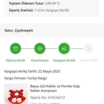 Aynı Gün Teslimat Seçeneğiyle Siparişim Mesai Sonrası Kargoya Verildi