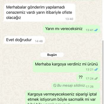 Siparişim 7 Gündür Kargoya Verilmedi, İletişim Kurulamıyor