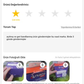Trendyol'da Yorum Ve Fotoğraf Paylaşımına Engel: İfade Özgürlüğü Kısıtlanıyor
