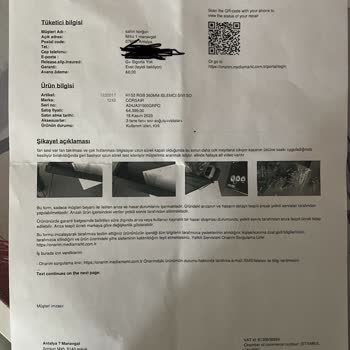 Media Markt'tan Alınan Ürünün İade Ve Değişim Sürecinde Yaşanan Belirsizlik