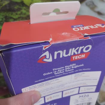 Nukrotech'den Aldığım Ürün Kutusu Açılmış Ve Geri Bantlanmış Şekilde Bana Gönderildi