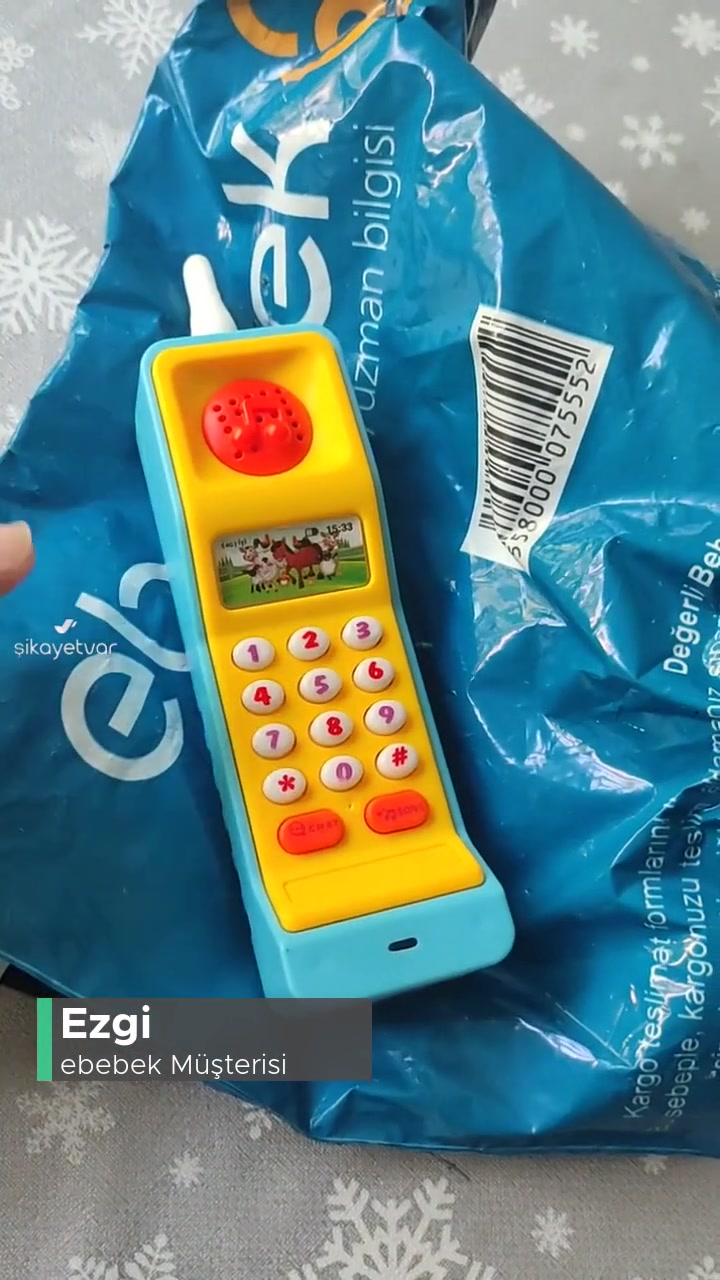 Ebebek Kullanılmış Kayyum Marka Pilli Telefon Oyuncağı Gönderildi! videonun kapak resmi