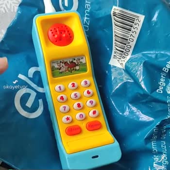 Ebebek Kullanılmış Kayyum Marka Pilli Telefon Oyuncağı Gönderildi!