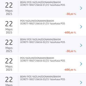 Kapatılan POS Cihazı İçin Haksız Donanım Yazılım Ücreti Kesilmesi