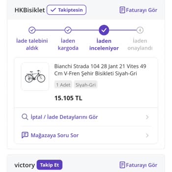 İade Sürecinde Saygısız Davranış Ve Mağduriyet Yaşadım