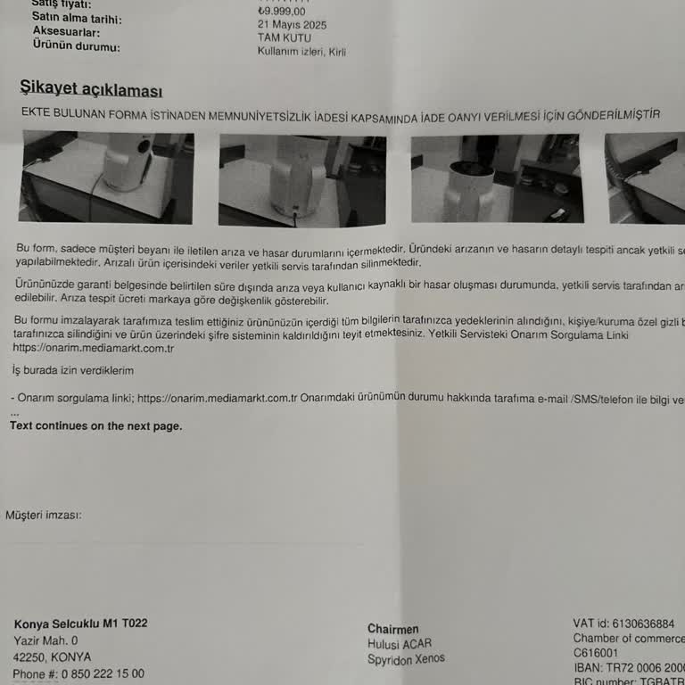 Koşulsuz İade Vaadiyle Uyuşmayan Uzun İşlem Süresi