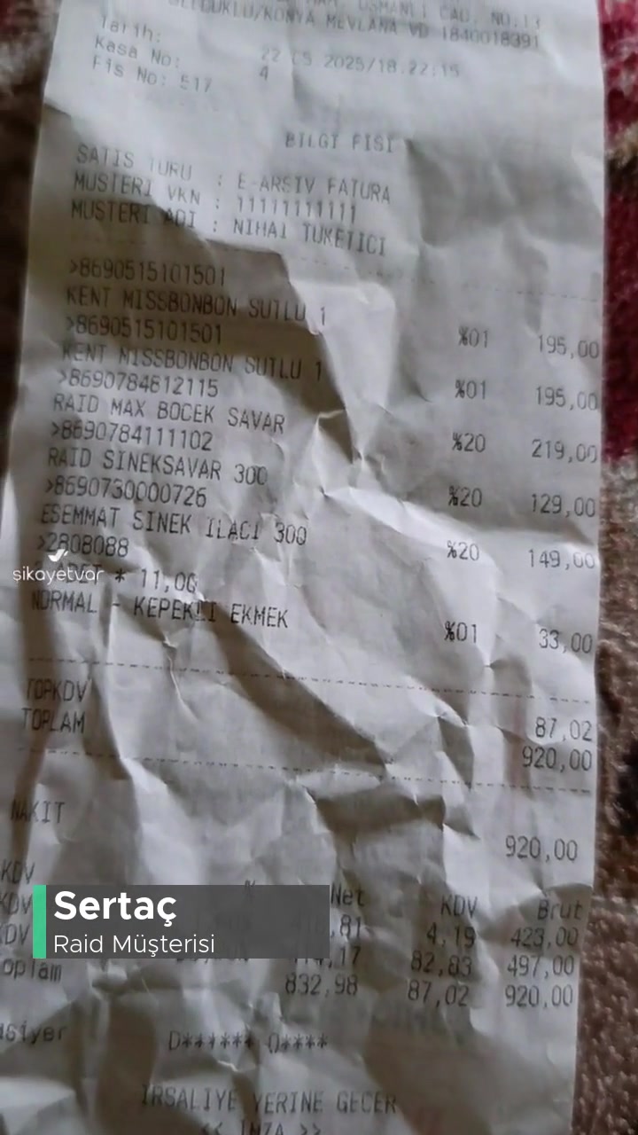 Raid KDV Kesintisi! videonun kapak resmi