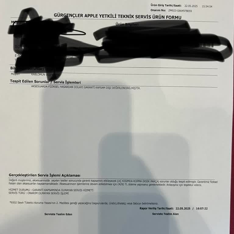 Garanti Başvurumda Mağazanın Sorumluluk Almaması Ve Olumsuz Değerlendirme Şaşkınlığı