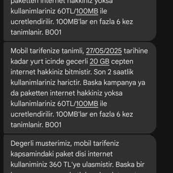 Türk Telekom'da Aniden Gelen Paket Aşım Ücreti Şoku