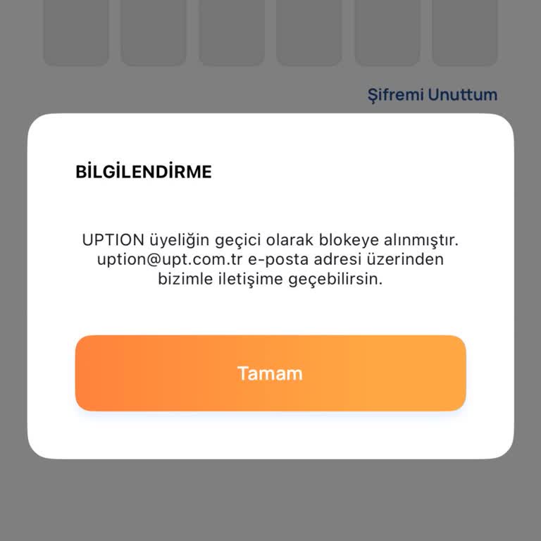 Uption Hesabıma Sürekli Bloke Konuluyor Paramı Kullanamıyorum