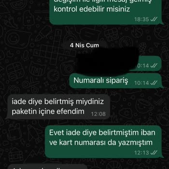 Outfit-Man İade Ödemesi Yapılmıyor Müşteri Mağdur Ediliyor