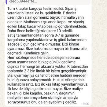 Morpheus Yayınevi İle Sözleşmeye Uymayan Süreç Ve Bilgilendirme Eksikliği