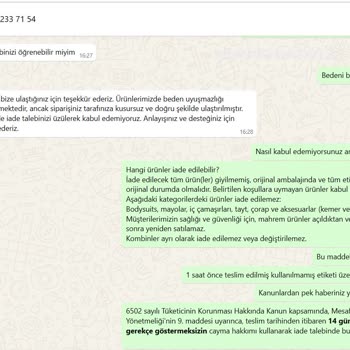 Melensa'nın Haksız İade Reddi Ve Tüketici Haklarının İhlali