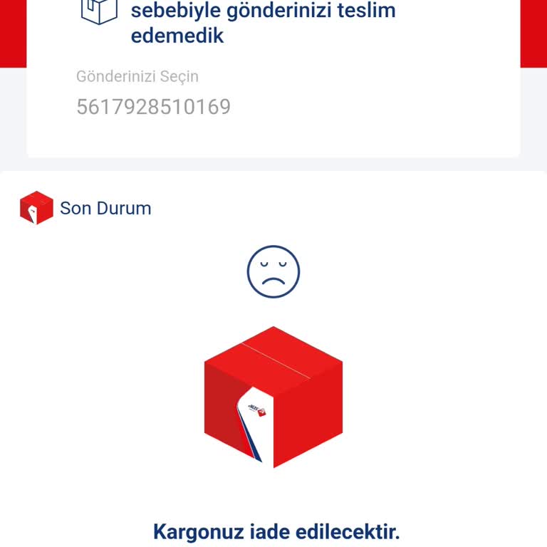 Aras Kargo Kargom Teslim Edilmeden İade Edildi, Sürekli Aynı Sorumsuzluk