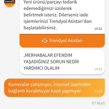 Aldığım Ampul Kameralar Arızalandı Satıcı Ve Trendyol İlgilenmedi