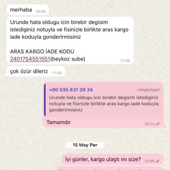 Değişim Talebime Cevap Alamıyorum, Müşteri Hizmetleri Yetersiz