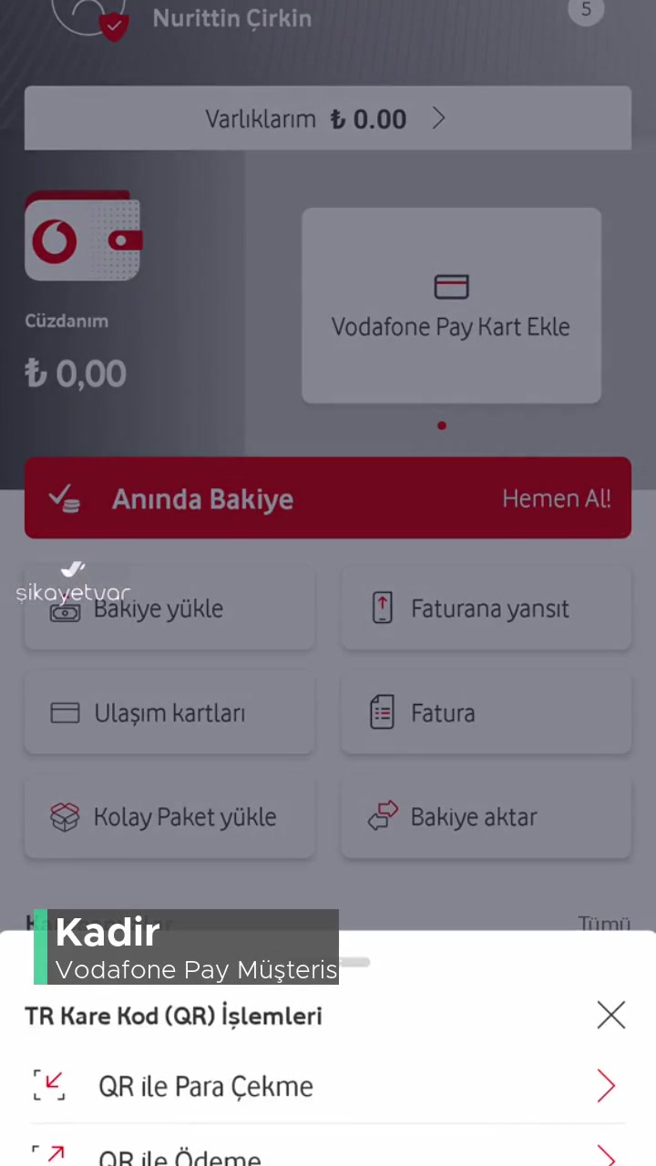Vodafone Pay Bloke Kaldırma Sorunu videonun kapak resmi