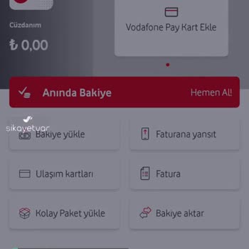 Vodafone Pay Bloke Kaldırma Sorunu