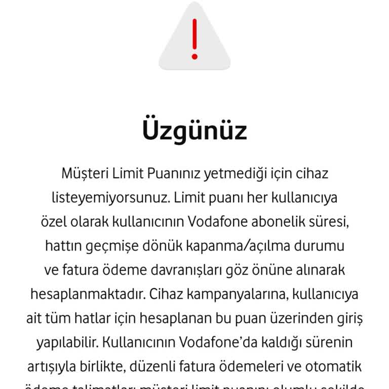 Düzenli Ödeme Yapmama Rağmen Cihaz Alamıyorum, Uygun Tarife Sunulmuyor