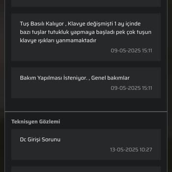 Monster Notebook'ta Anakart Arızası Sonrası Yedek Parça Ve Çözüm Sunulmaması