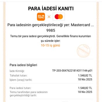 Temu'dan İade Alamıyorum, Mağdur Edildim