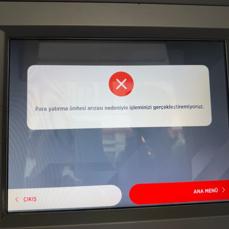 ATM QR Kodlu İşlemde Para Yuttu, İade Yapılmadı