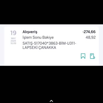 Çift Çekim Ve İade Sorunu: BİM Lapseki Şubesinde Yaşanan Mağduriyet