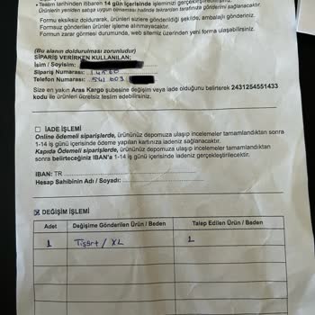 T-shirt Değişimi İçin Haftalardır Haber Alamıyorum