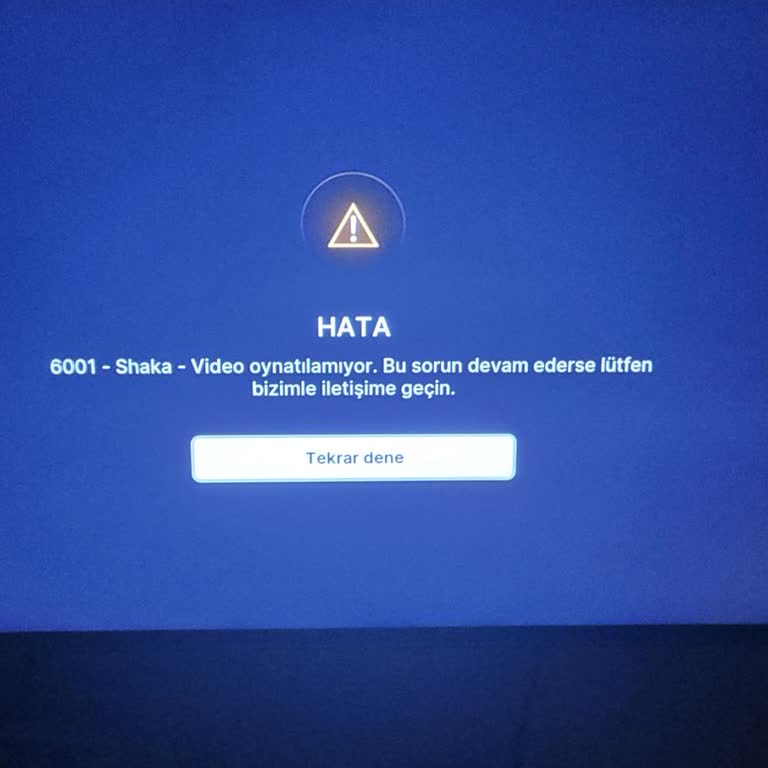 Üyeliğim Var, TV'den Giriş Yapamıyorum: 6001 Hatası Ve Destek Sorunu