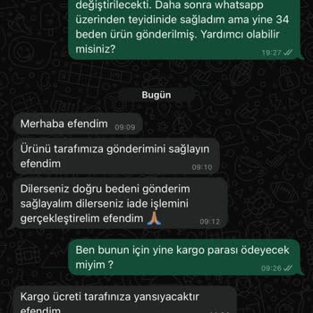 Hatalı Değişimde Yine Kargo Ücreti Benden Alındı!
