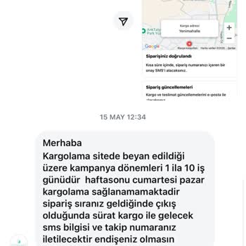 Siparişim Uzun Süredir Kargoya Verilmedi, Yanıtsız Kaldım