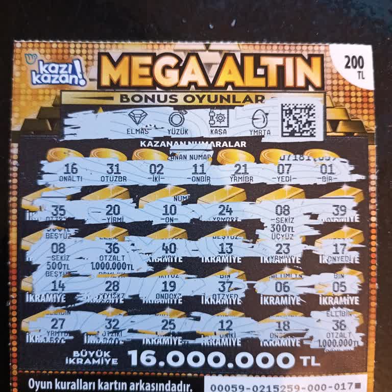 Kazı Kazanda Aynı Numaralar Çıktı, Para İadesi Talep Ediyorum