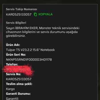Tekrar Eden Batarya Sorunu Ve Yetersiz Servis Desteği